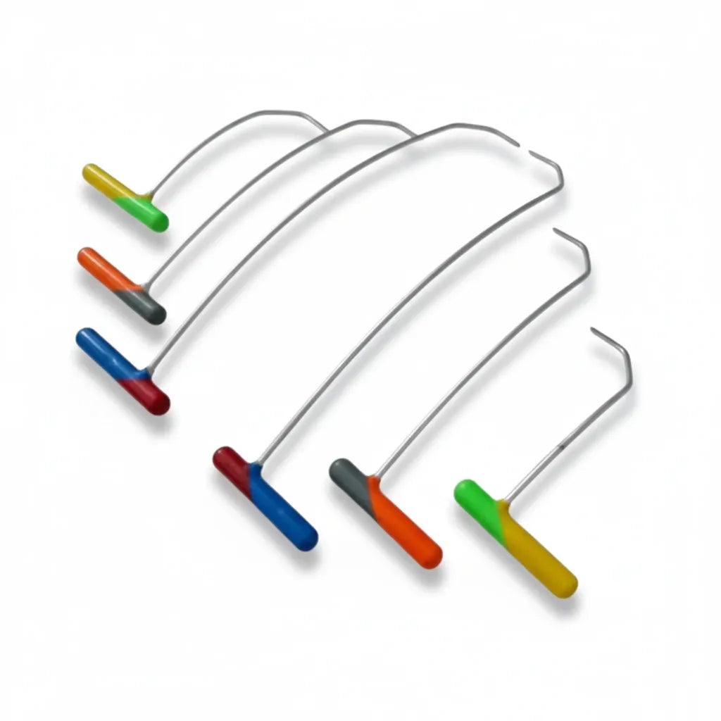 Fynora Edition 6-piece double bend PDR rod set by PDR INOX
